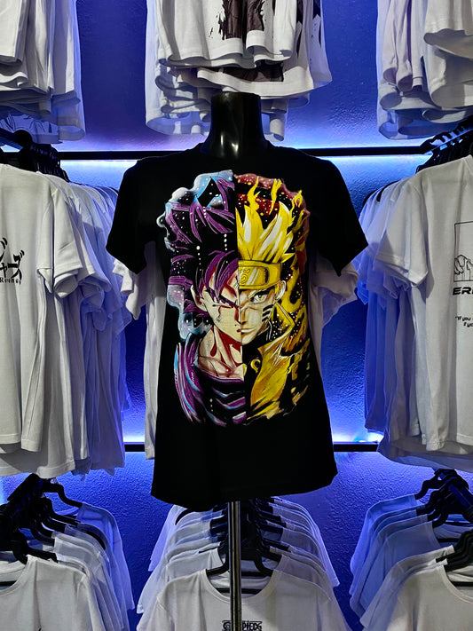 Playera Dragon Ball Z y Naruto