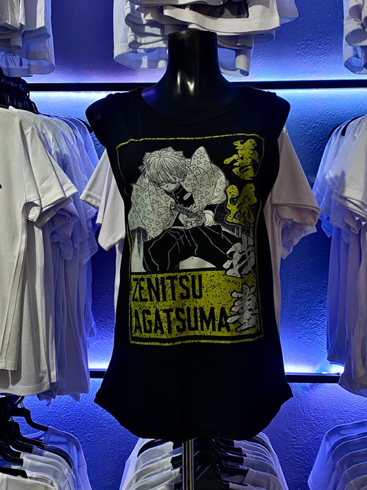 Playera Zenitsu Kimetsu no Yaiba