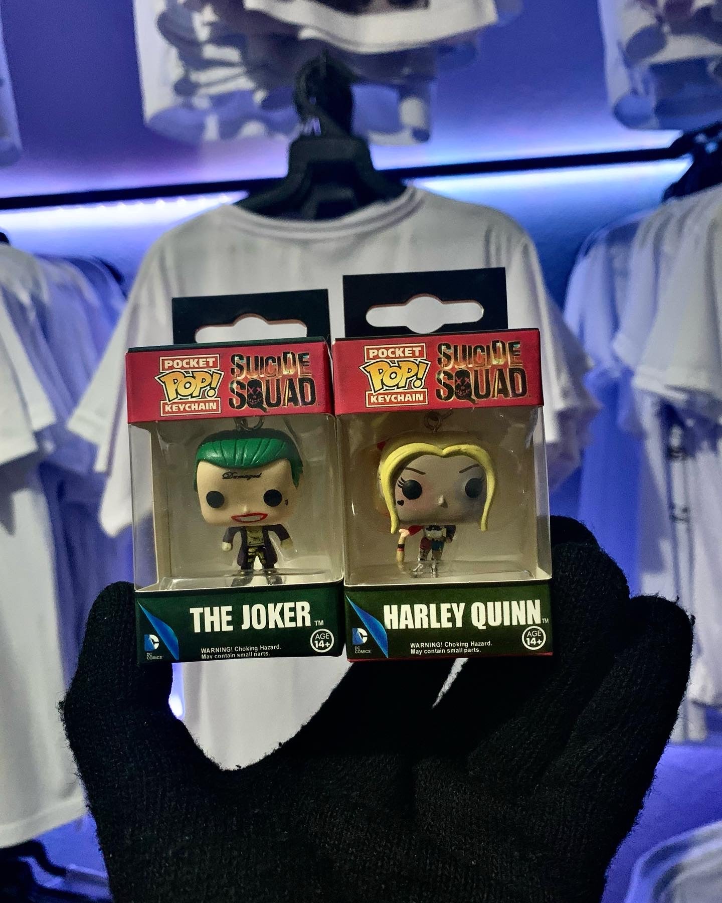 Llaveros Funko Pop The Joker & Harley Quinn