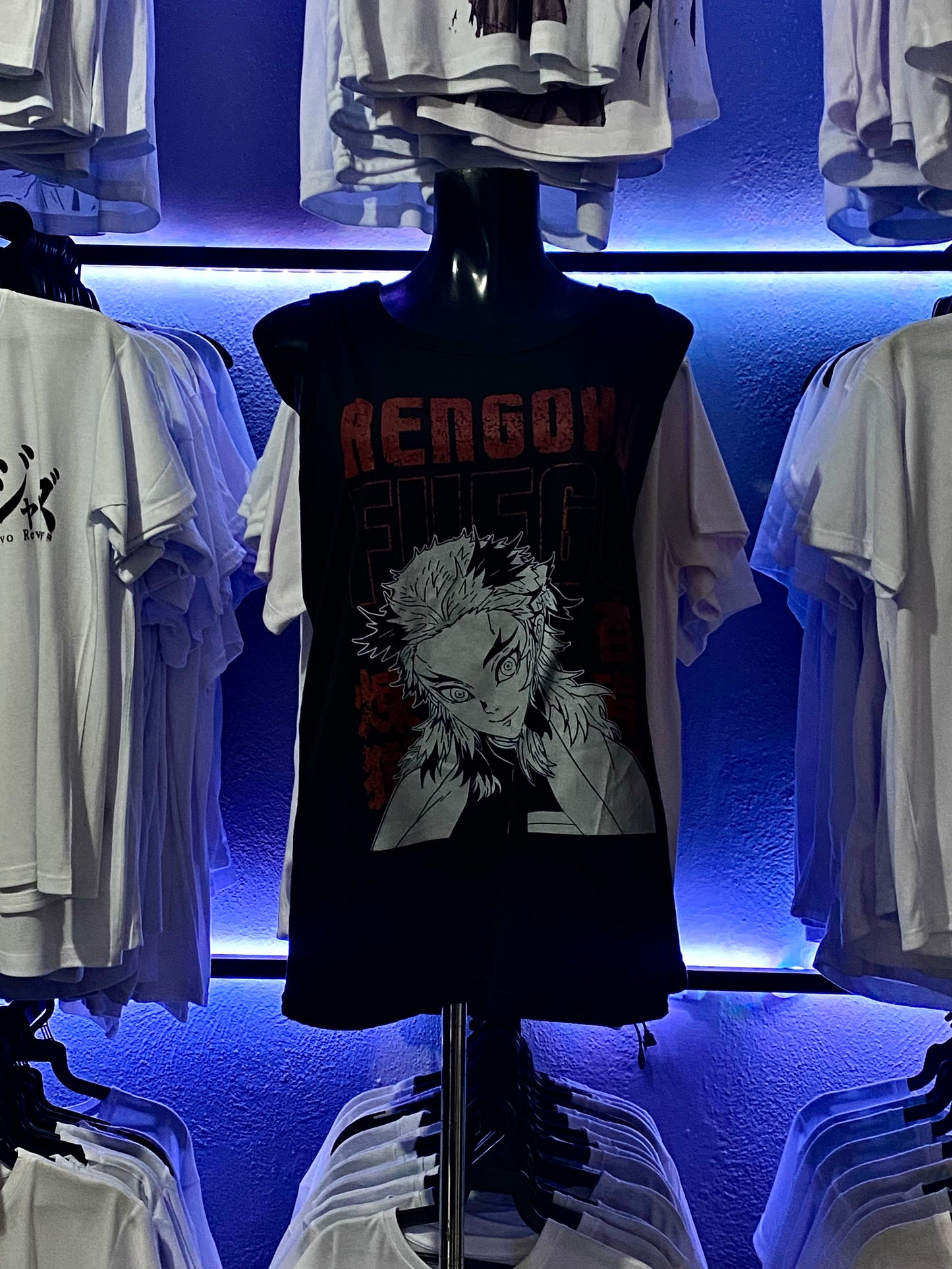 Playera Rengoku Kimetsu no Yaiba